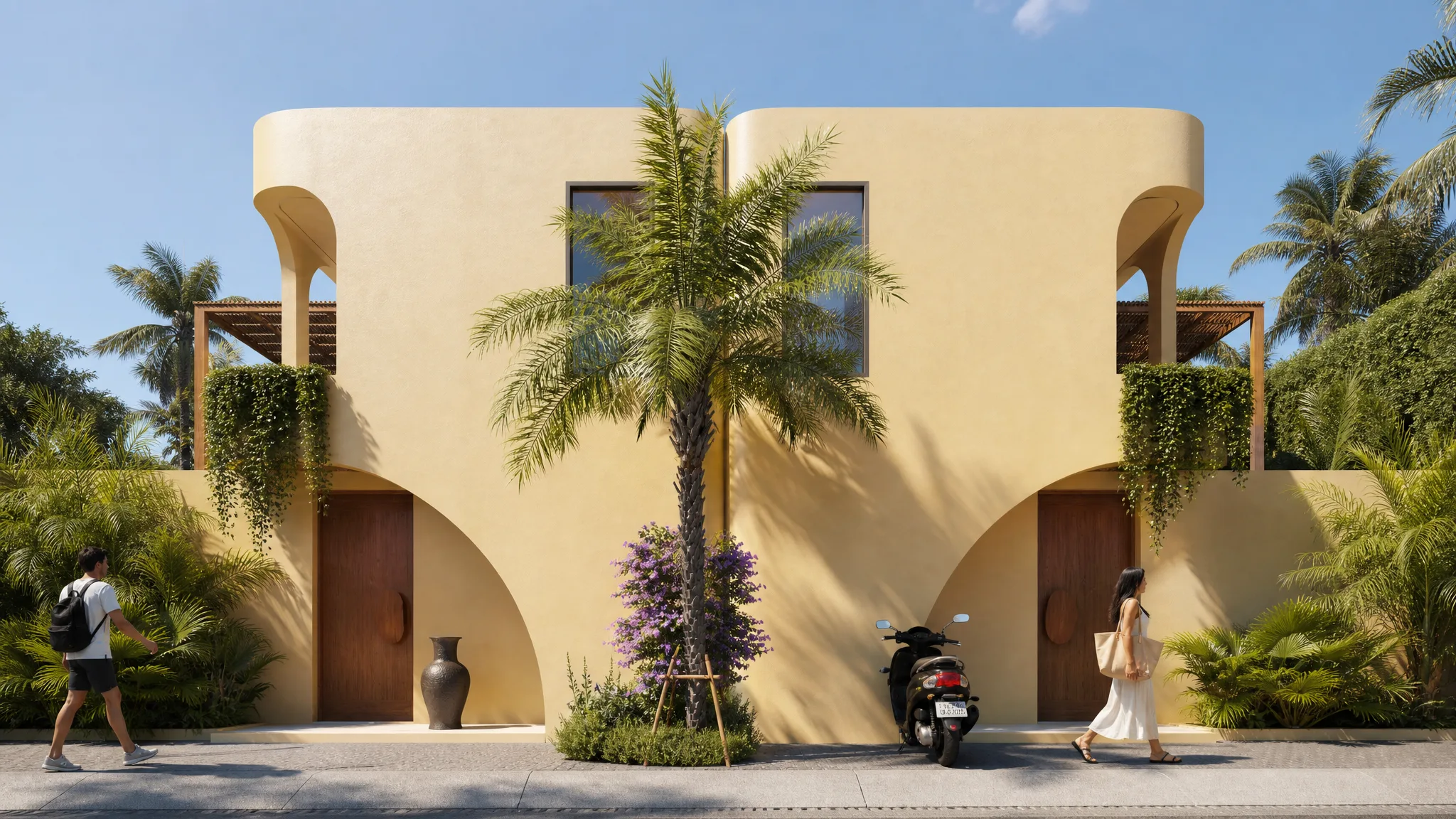 Type 2 villa exterior
